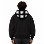 Granny square crochet hoodie