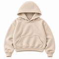 Heavyweight cropped hoodie