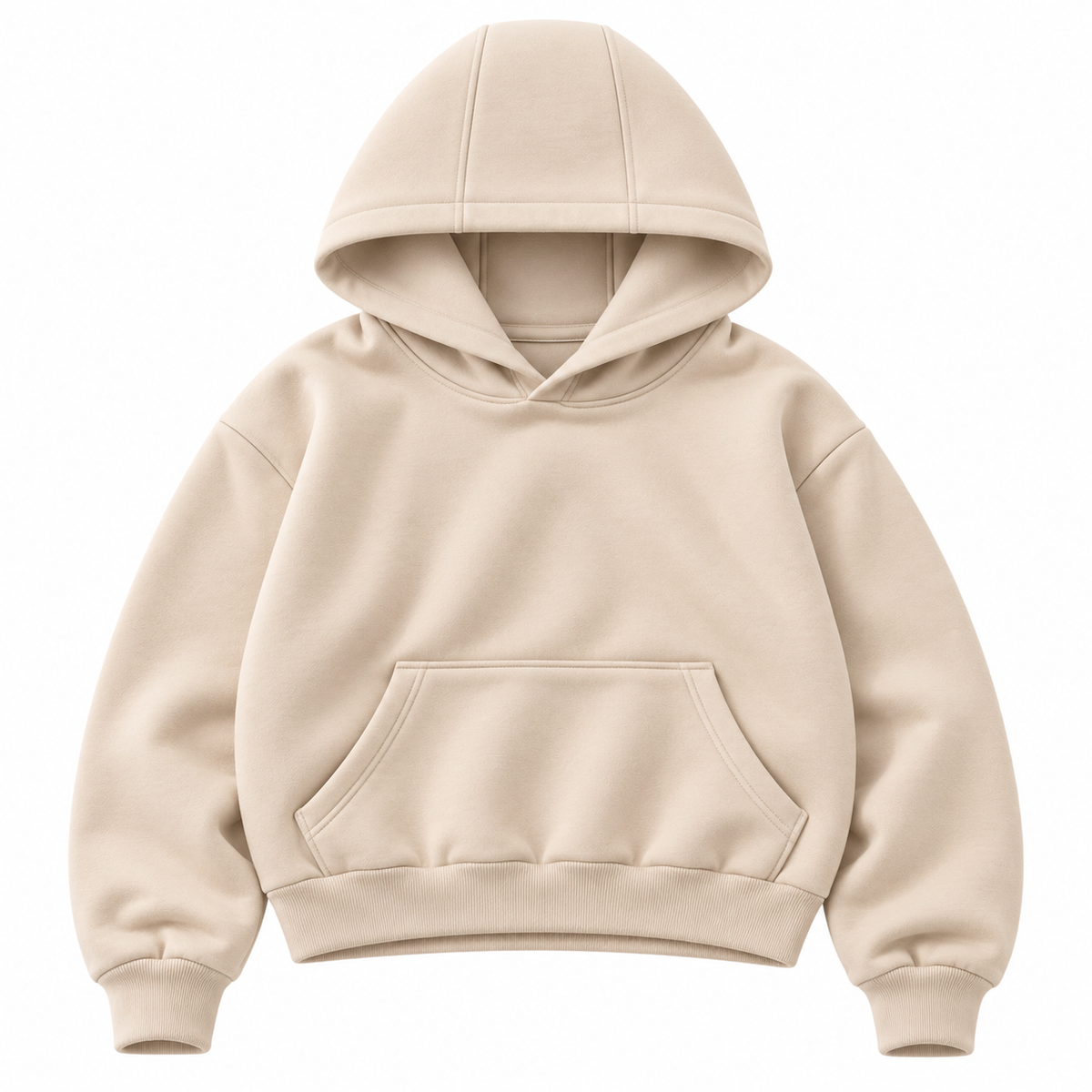 Heavyweight cropped hoodie