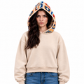 Granny square crochet hoodie