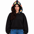 Granny square crochet hoodie