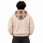 Granny square crochet hoodie