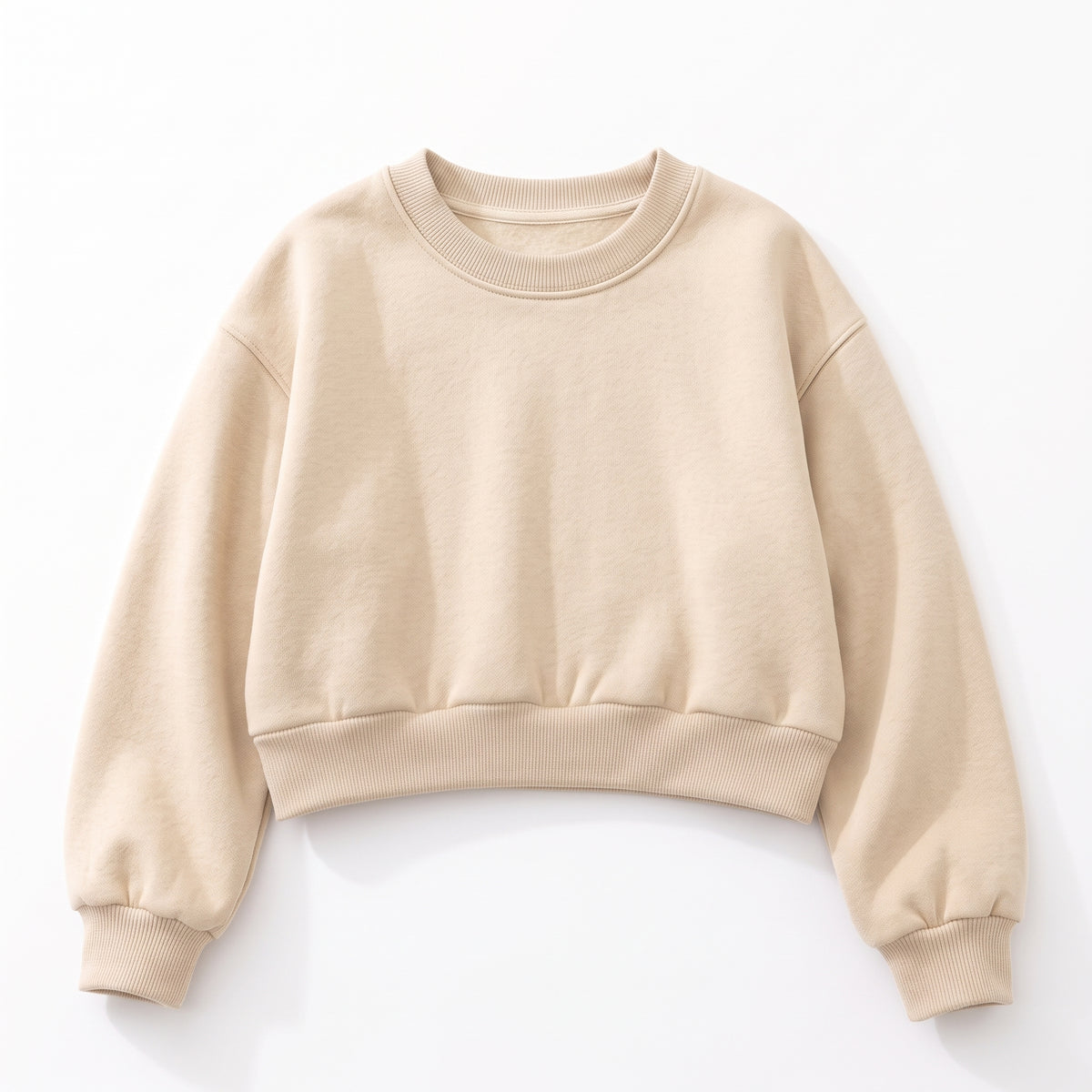 Heavyweight cropped crewneck