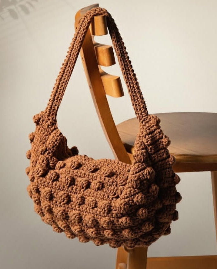 Popcorn Crochet Bag